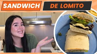 SANDWICH DE LOMITO con pocos ingredientes [upl. by Adamec]