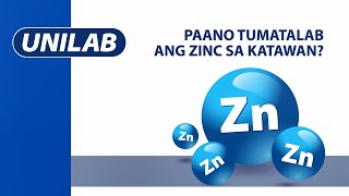 Paano tumatalab ang zinc sa katawan  UNILAB How Medicine Works [upl. by Amaris119]