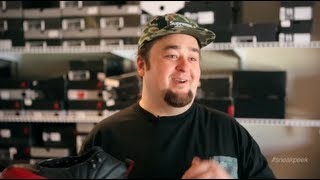 Chumlee Shoe Collection  A quotSneak Peekquot Inside Chum Lees Sneaker Rooms [upl. by Stroup]