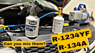 R1234YF and R134A AC Refrigerant [upl. by Lecia]