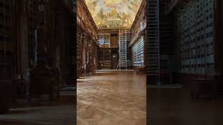 Strahov Monastery library in Prague books bookish reading read travel prague [upl. by Llerroj262]