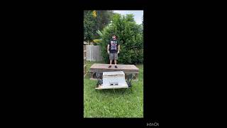 Flying elbow drop onto microwave pt 6  WWE CM PUNK STYLE [upl. by Burger289]