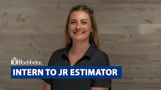 Intern to Jr Estimator at Roebbelen Contracting Inc [upl. by Villada984]