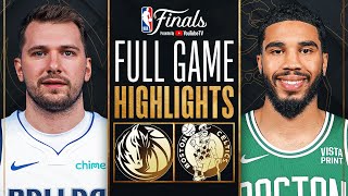 5 MAVERICKS at 1 CELTICS  FULL GAME 5 HIGHLIGHTS  June 17 2024 [upl. by Anastasie]