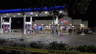 HPD gives update after bystander shoots robbery suspect outside north Houston gas station [upl. by Annawd354]