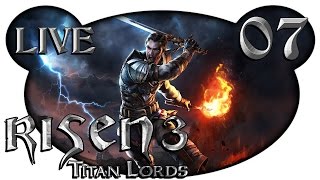 Risen 3 Titan Lords 07  Kampfsystem geningel Lets Play German Deutsch Livestream [upl. by Zosi]