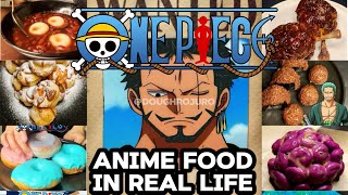 I recreate Foods from One Piece Anime and Live Action  doughrojuro [upl. by Shaughn123]