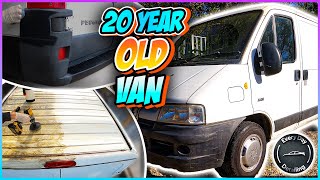 Deep cleaning a 20 year old Van Peugeot Boxer neglected van get a make over [upl. by Ydnas]