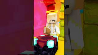 Judgement Heaven or Hell  Past Lives  fypシ゚ minecraft minecraftanimation sad [upl. by Annalla]