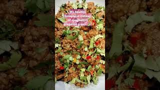 Healthy Bolognesefood healthyfoodbolognaise greenbeansyummy yummyfood fyp foodie foodlover [upl. by Pressey]