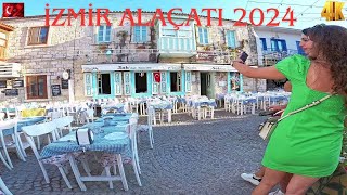 IZMIR ALACATI 2024 Walking Tour  4k UHD 60fps  İZMİR TÜRKİYE [upl. by Azeel]