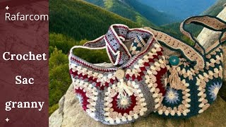 Droitiers Tuto Crochet Sac Granny 🔥le style de sac qui résiste au temps🔥indémodable crochet sac [upl. by Xyla]