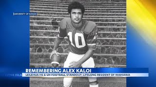 Family and friends remember Alex Kaloi UH athlete and Wahiawa native [upl. by Brady]