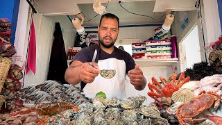 Crazy Street Food Tour in Morocco 🇲🇦 SAFI and OUALIDIA Rare Food Journey [upl. by Etireuqram]