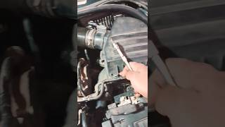 How to clean Air Filter automobile mechanic filter shortvideo Skoda [upl. by Grobe]