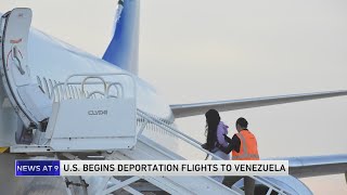 US resumes deportation flights to Venezuela with more than 100 migrants on board [upl. by Linkoski]