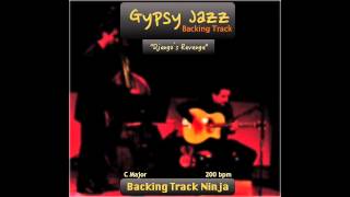 Gypsy Jazz Backing Track In C Major 200bpm HIGH QUALITY [upl. by Wetzel503]