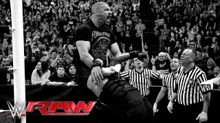 Roman Reigns vs Kane  Last Man Standing Match Raw Aug 4 2014 [upl. by Eekaz]