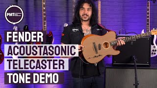 Fender American Acoustasonic Telecaster Hybrid Guitar  Tonal Comparison amp Features [upl. by Eelame]