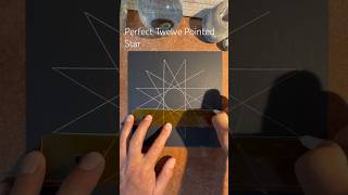 How to draw the Prefect Twelve Pointed Star from a Dodecagon Fast [upl. by Abramo]