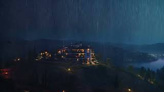 Relaxing Distant Rain Sounds  Sleep Study Meditate ASMR [upl. by Belter]