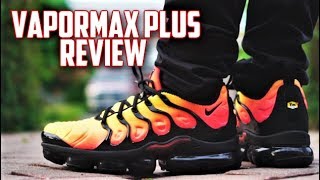 Nike Air Vapormax PLUS Review MOST COMFORTABLE NIKE SNEAKER [upl. by Einolem]