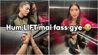 Shilpa or mai LIFT mai fass gye  she got unconscious [upl. by Durston]