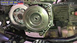 how to change clutch plate Hero Passion Pro [upl. by Lutero]