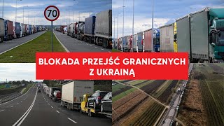 Gigantyczne kolejki na granicy z Ukrainą Polscy kierowcy mają dość [upl. by Tomi]