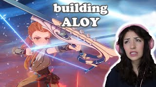 why I started playing Genshin building Aloy  Genshin Impact Aloy vs Pyro Regisvine [upl. by Sakhuja274]