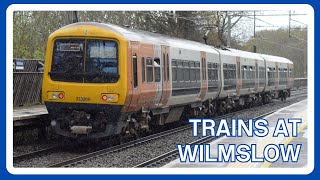 TRAINS at WILMSLOW railway station [upl. by Johppa800]