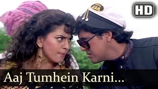 Aaj Tumhein Karni Hai Kaskar  Govinda  Juhi Chawla  Karz Chukana Hai  Bollywood Songs [upl. by Marder]