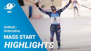 World Cup 2324 AntholzAnterselva Women Mass Start Highlights [upl. by Acinorev]