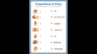 Prepositions  Use of in on etc  English Grammar  Part of speech  prepositions worksheet [upl. by Fadil]