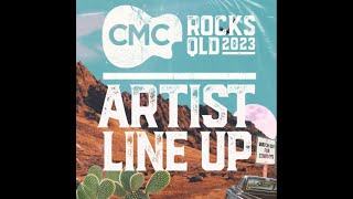 CMC Rocks QLD 2023  Artist Line Up [upl. by Odlanier]