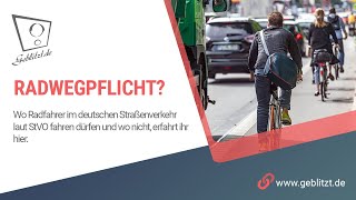 Wann darf man mit dem Fahrrad auf der Straße fahren  Geblitztde  News [upl. by Ziegler]