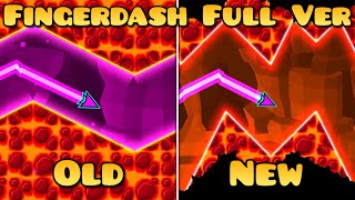 All Coins Fingerdash Full Version by Amoxity Old vs New Comparison  Geometry Dash [upl. by Lazare]