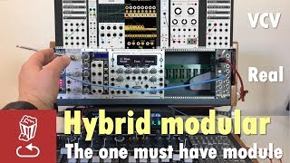 Hybrid modular  The one musthave module bridging Eurorack and VCV Rack Softube ES8 and MOTU [upl. by Goss921]