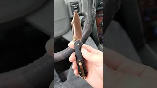 Golden Bowie cjrb edc knife bowie foldingknife [upl. by Rudich]