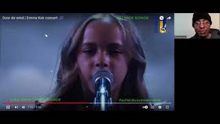 Emma Kok  Door de Wind Live Reaction emmakok music [upl. by Jahdiel960]