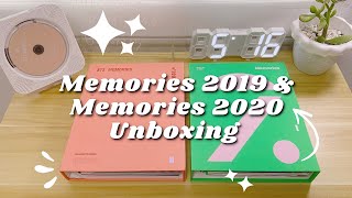 BTS Memories 2019 amp 2020 DVD Set Unboxing [upl. by Elleinwad858]