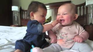 cutest baby talk each otherwatch it and enjoy [upl. by Islek41]