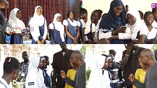 Le lycée dexcellence Mariama BA de Gorée fête ses meilleures élèves avec Le ministre de l’Education [upl. by Zamir]