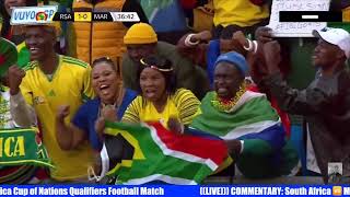 LIVE COMMENTARY South Africa 🆚 Morocco  Africa Cup of Nations Qualifiers Football Match [upl. by Petromilli468]