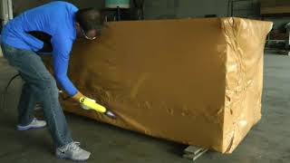 How to Wrap Big Items for Layup with Cortec AntiRust Shrink Film  Cortec MilCorr Application Guide [upl. by Iveson]