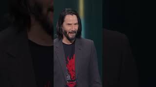 You’re Breathtaking  Keanu Reeves reacting during the Cyberpunk 2077 Xbox E3 2019 presentation [upl. by Yorztif]