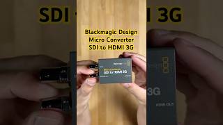 Blackmagic Design Micro Converter SDI to HDMI 3G dreamtechua BlackmagicDesign filmgear video [upl. by Felic]