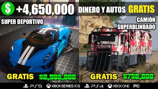 COMO DESBLOQUEAR y GANAR MILLONES GRATIS para TODOS en SOLITARIO GTA 5 ONLINE Vehículos gratis [upl. by Yennor606]