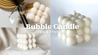 Bubble candle tutorial how to make the perfect bubble candle  Wick Wax [upl. by Nasho]