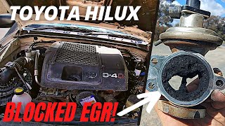 Toyota Hilux EGR and INTAKE CLEAN [upl. by Orian]